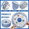 100 Pcs Passover Paper Plates 9 Inch Disposable Pesach Dinnerware