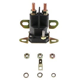 Holdia Universal Starter Solenoid Relay 12V 3 Poles Compatible with Bad Boy Hustler Kohler Trombetta Briggs & Stratton Stens