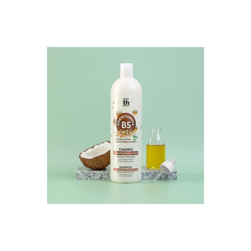 Thader Th Pharma Anti-Frizz-Shampoo mit Provitamin B5 und Kokos- und