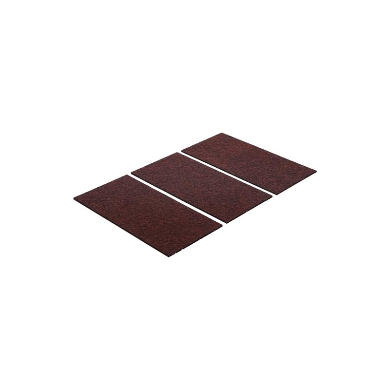 BGS Diy 80713 Felt Gliders Plates Brown 100 x 200