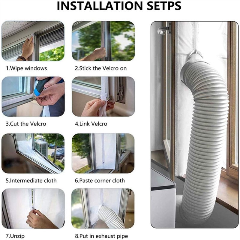 Window Seal for Mobile Air Conditioners AirLock Window Sealing for