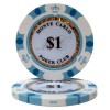 New Bulk Lot of 200 Monte Carlo Poker Chips -