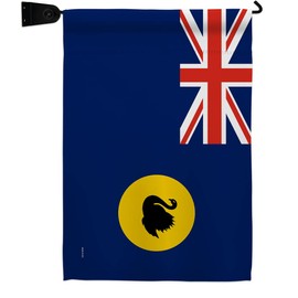 States of Australia Western Garden Flag - Set Mailbox Hanger Regional Territory Tony Couch Sydney Oceania Country Particular Area - House Banner Small Yard Gift Double-Sided Made in USA 13 X 18.5
