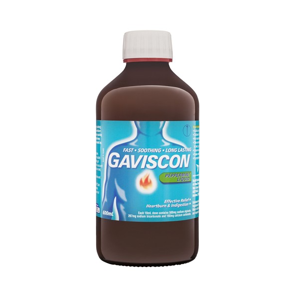 Gaviscon Liquid 600ml - Peppermint