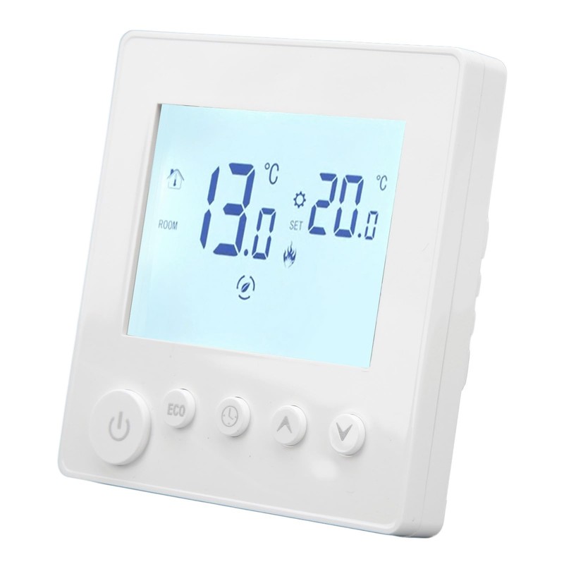 Digital Thermostat LCD Display Temperature Controller Heating System Home RF