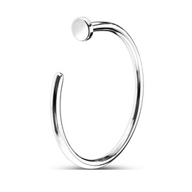 Tapsi´s Coolbodyart® Nose Piercing Hoop Ring 14 Carat Gold 8 mm - 10 mm