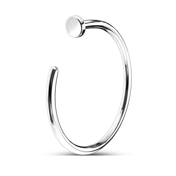 Tapsi´s Coolbodyart® Nose Piercing Hoop Ring 14 Carat Gold 8