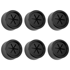 LTISHABILTD 6 Stück selbstklebende Handtuchhalter, runde Handtuchhaken, Geschirrtuchhalter ohne Bohren, für Küche, Badezimmer, Schlafzimmer, Handtuch, Geschirrtücher, Schürzen (Schwarz)