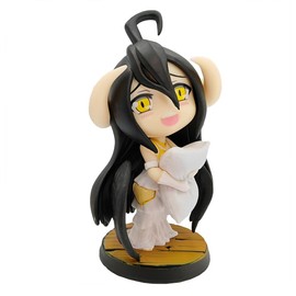 RZAHUAHU Albedo Figure Mini Overlord Anime Model 4.72in Girl Q-Version PVC Action Figurens