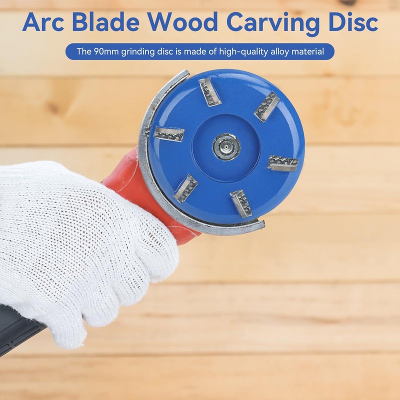 Stump Remover Angle Grinder Wood Carving Disc 6 Teeth Chainsaw
