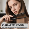 Hair Straightening Comb – Heat-Safe, Tangle-Free V-Shaped Styling Tool for