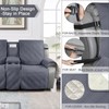 TAOCOCO Non Slip Recliner Sofa Covers for 3 Cushion Couch,