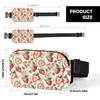 Strawberry Fanny Pack for Women Casual Belt Bag Waterproof Purse
