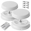 Aussio 2-Pack Mushroom Style RV Roof Vent Cap with Putty