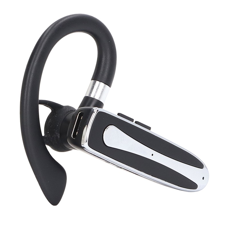 Bluetooth Earpiece Noise Cancelling Hands Free Rotatable Single Ear Wireless