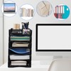 Fabnati 6 Pack Plastic Stackable A4 Paper Organizer Tray, Desktop