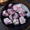 Erliway 1.25-2" Plum Blossom Tourmaline Raw Crystals, Natural Rough Plum