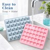 2 Pack 35-Cavity Silicone Molds, Realistic 3D Mini Molar Tooth