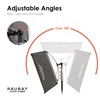 RAUBAY Quick-Open Curved Reflector, U-Shape Clamshell Light Reflector with 48in