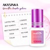 AKXSINKA Cluster Lash Glue for Sensitive Eyes, 2-3 Weeks Long