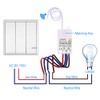 NineLeaf Wireless Lights Switch Kit, Remote Wall Switch Wireless Control