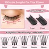 Cluster Eyelashes, Pack of 72 Individual Eyelashes, Eyelash Clusters, DIY