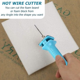 15 cm Electric Foam Cutter, Electric Hot Wire Cutter, Nizirioo Foam Cutter, Electric Cutting Pen, 100-240V, 18W, Heat Cutting Engraving Pen for Cutting Edges, EU Plug