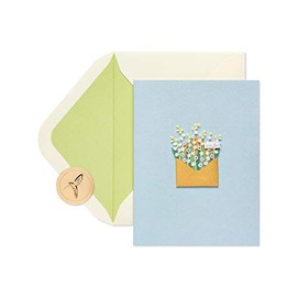 Papyrus - Tarjeta en blanco (con flores de amor)