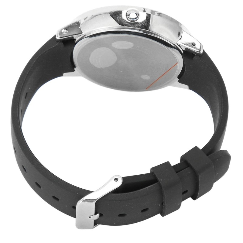 Men Digital Watch Round Color Screen Waterproof Backlit Ultra Thin