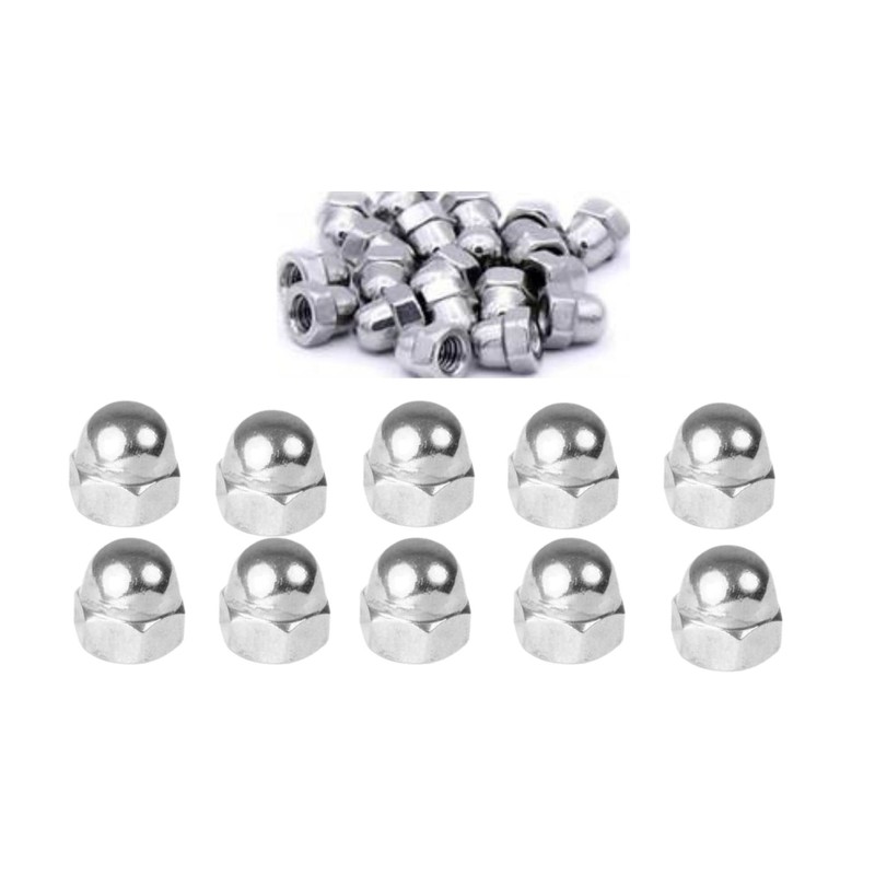 Stainless Steel Cap Nut Hex Acorn Dome Head M3 M4