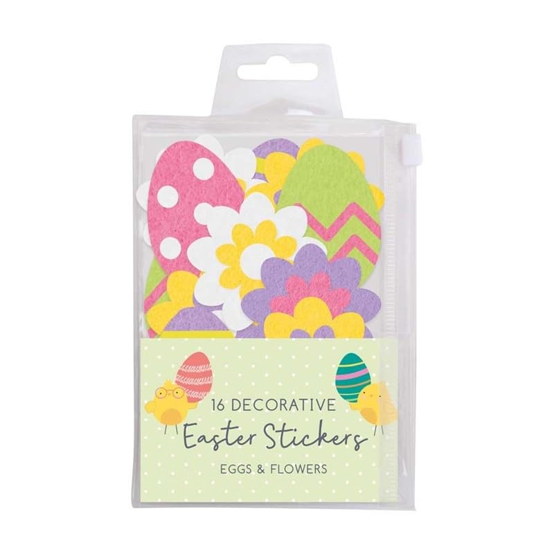 Set of 48 Felt Easter Stickers Large Easter Embellishments Ideal