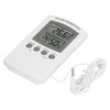 LCD Temperature and Humidity Monitor WallMountable Wired Flower Planting Hygrometer