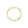Elli Minimal Geo 0611642116 Ring Waves 925 Silver Gold-Plated, Facet