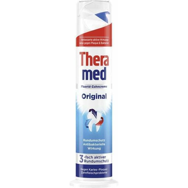 Theramed ORIGNAL toothpaste -Made in Germany- 100ml-FREE SHIP-Cracked Stand