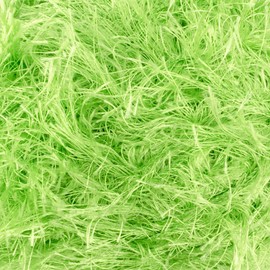 JubileeYarn Feather Whimsy Eyelash Yarn - 50g/Skein Fine Polyester Fur - Pear Green - 6 Skeins
