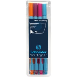 Schneider Etui KS Slider Edge Wallet of 4 XB Colour Ballpoint