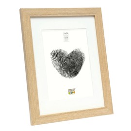 Deknudt Frames S66KH1-P1-18.0X24.0 Basic Picture Frame with Photo Mount Wood/MDF 27.2 x 21.2 x 1.5 cm Oak