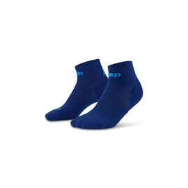 CEP - Short running socks with compression for women, Core 5.0 low cut, optimal blood circulation, faster recovery and blister-free running, dark blue, M
