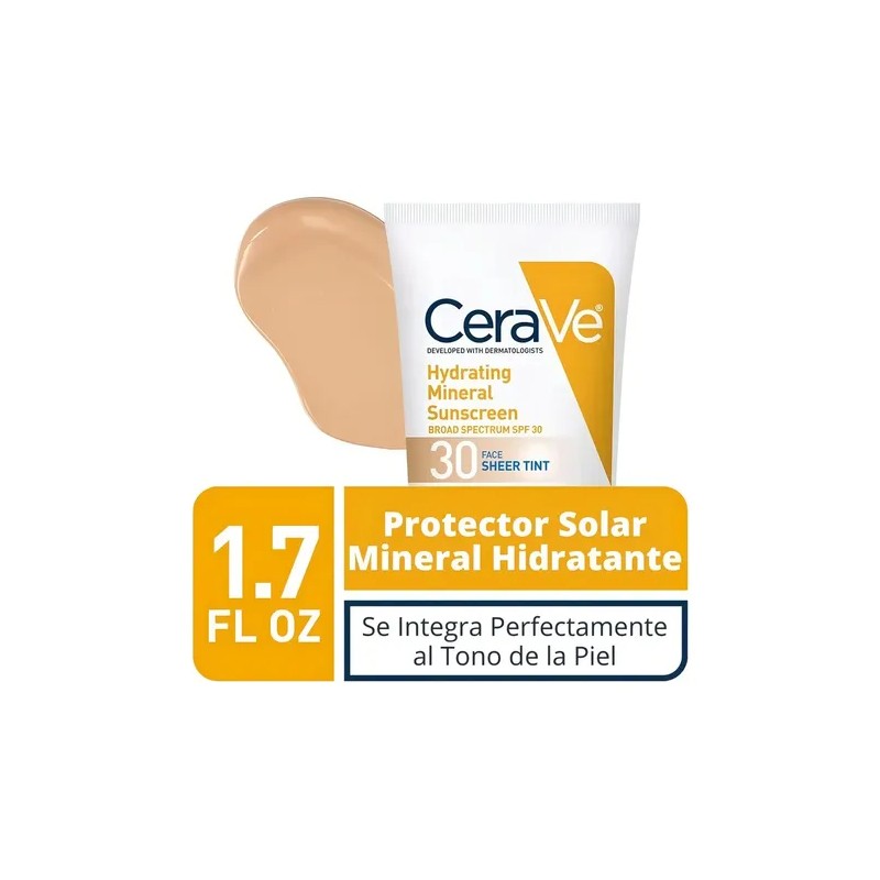 Cerave Protector Solar Tintado Spf 30 - 50 Ml 2