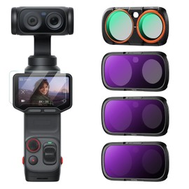 K&F CONCEPT CPL+ND16+ND64+ND256 Filter Compatible with Insta360 Luna Ultra