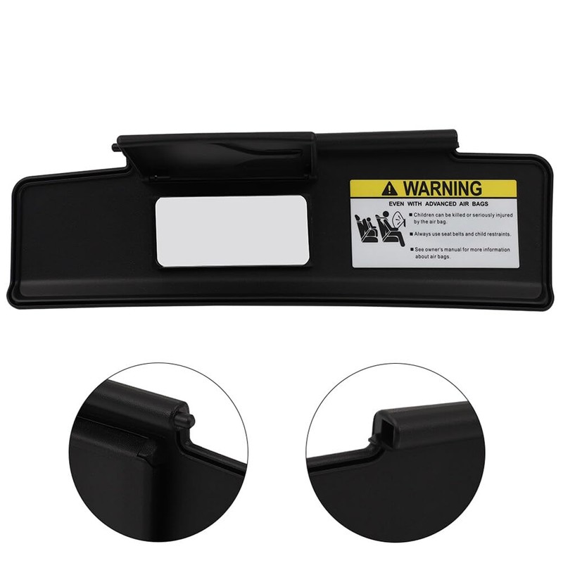 SCITOO Black Left Driver Side Sun Visor Compatible for Mazda