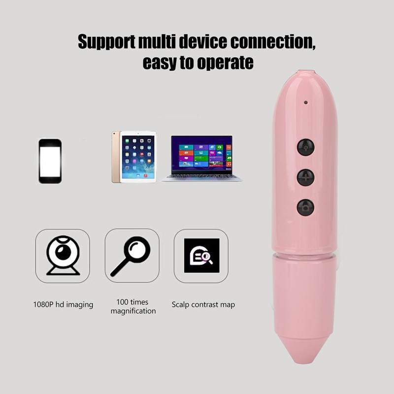 Hair Detector Scalp Skin 2MP Camera 100x WIFI Facial Wireless