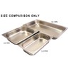 CHEF-HUB Stainless Steel Third Size 1/3 Gastronorm Hotel Pan, Food