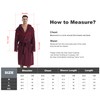 Yoimira Mens Robe with Hood, Plush Robe for Men Long
