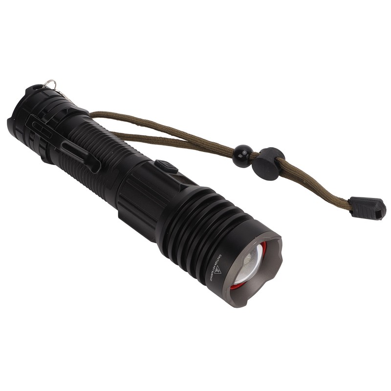 LED Flashlight USB Charging IPX4 Waterproof Aluminium Alloy Intelligent Digital
