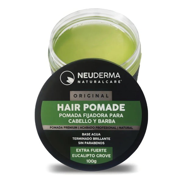 Pomada Para Peinar Base Agua Fijación Extra Fuerte 100gr