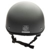 MMG Motorcycle Half Helmet Cruiser DOT Street Legal, Gray Solid