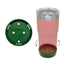 StealthMounts Mount for Packout Tumbler | Compatible with 20oz & 30oz Milwaukee Tumblers | 1 Green Cup Holder Included | Made in The UK
