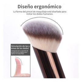Maange Set De Brochas Maquillaje Profesional Alto Nivel 4pcs Color Estilo 1