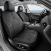 Coverado Seat Covers, Car Seat Covers Full Set, Black Front